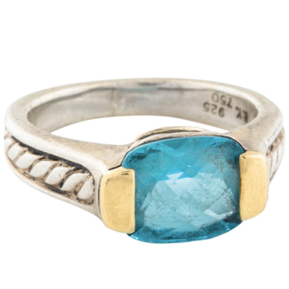 David Yurman Topaz cocktail ring Size 5.25